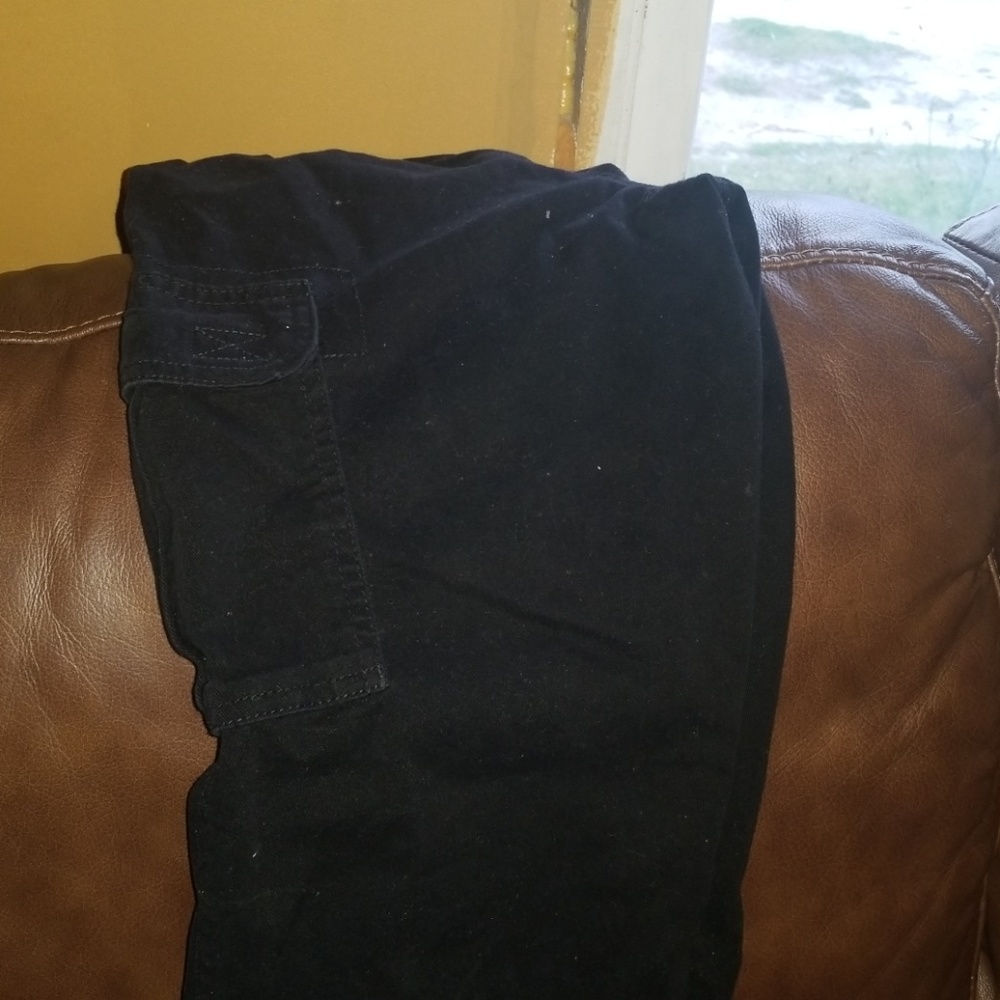 Boys cargo dress pants black size 10